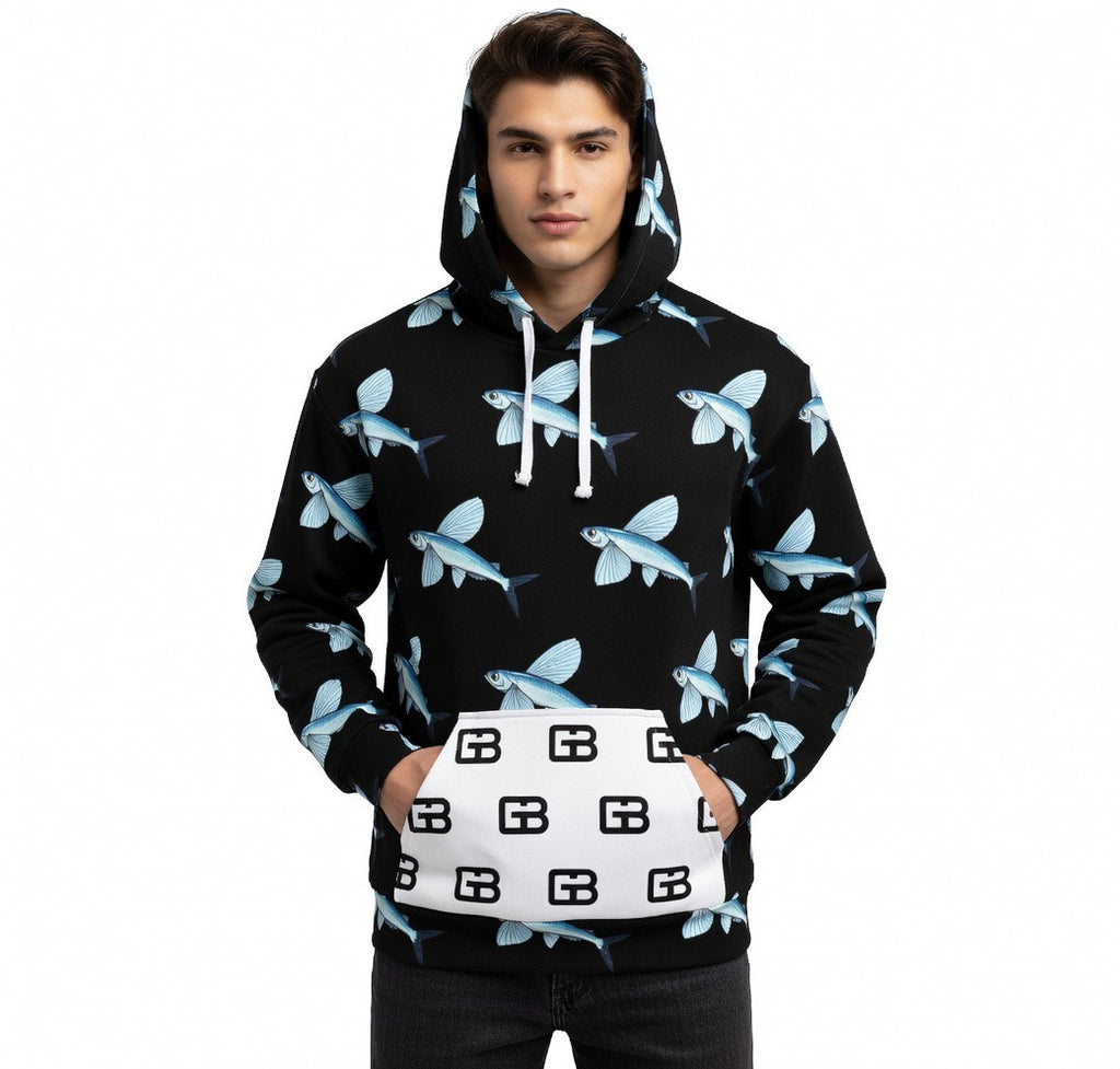 GB Black Flying Fish Hoodie
