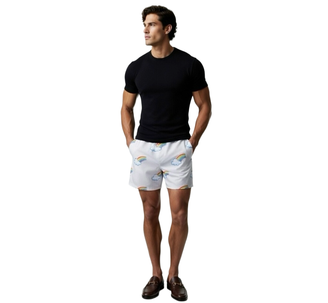 GB Rainbow Running Shorts