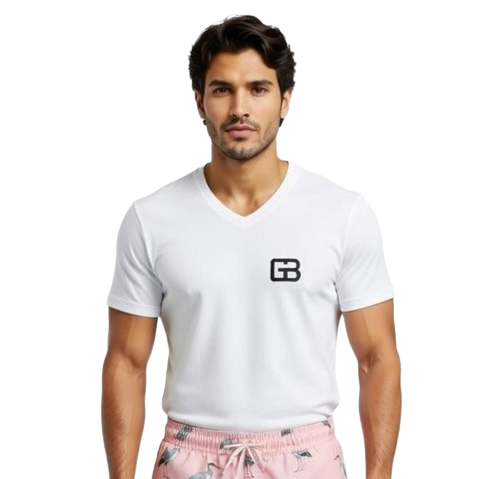 GB Black & Gold  V-Neck T-Shirt