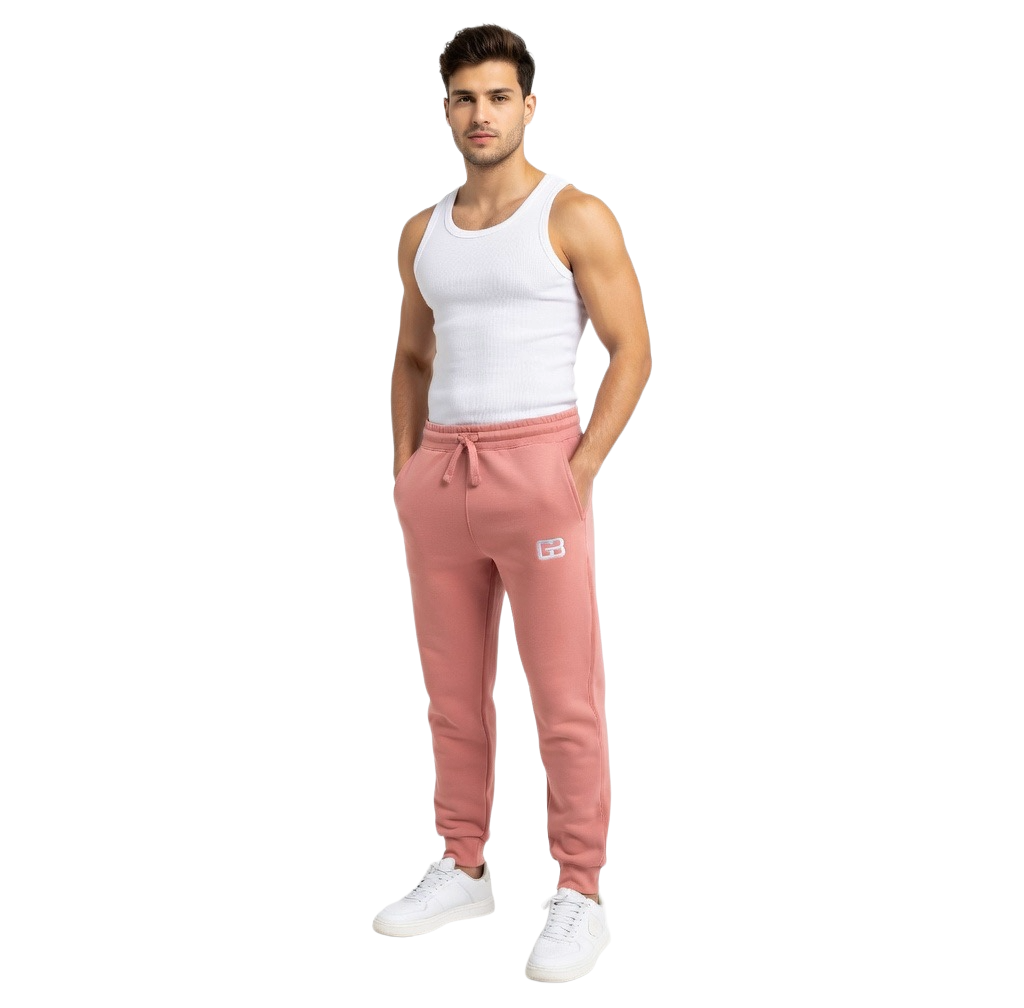 GB Desert Rose  Embroidered fleece sweatpants